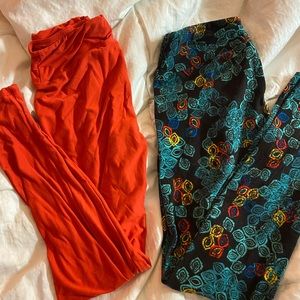 Two luleroe leggings for one!!